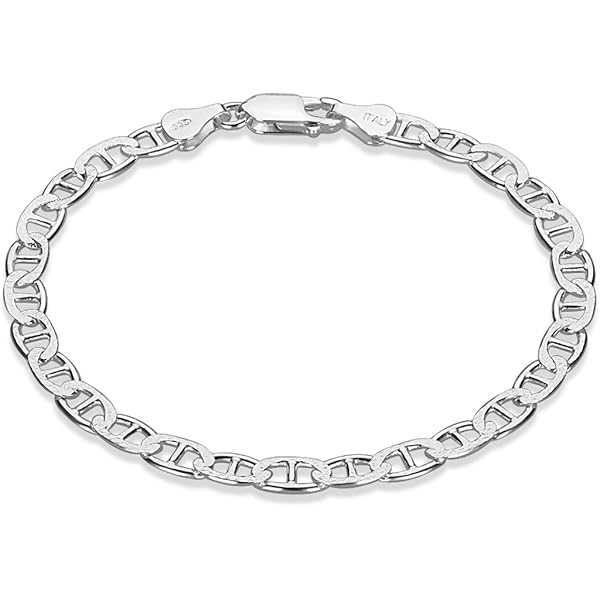 Amazon.com: Mens Thick Heavy Solid .925 Sterling Silver 9MM